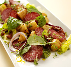 Potatissallad med salami