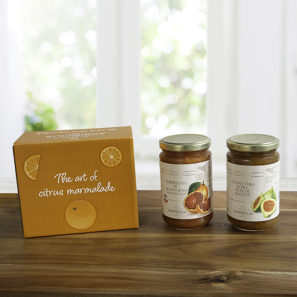 2-pack exklusiv marmelad från Sicilien Delikatesskungen