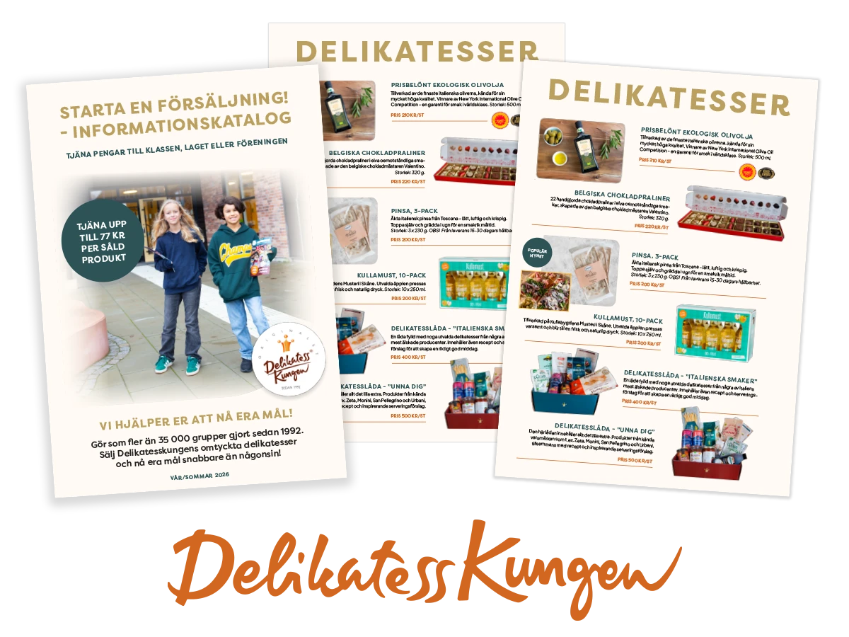 Beställ gratis informationskatalog från Delikatesskungen