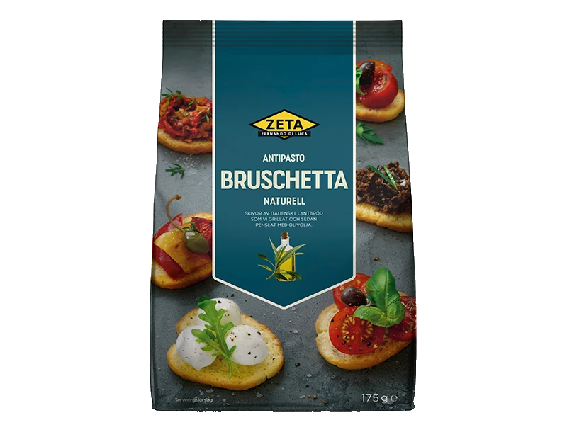 Zeta bruschetta naturell delikatesskungen