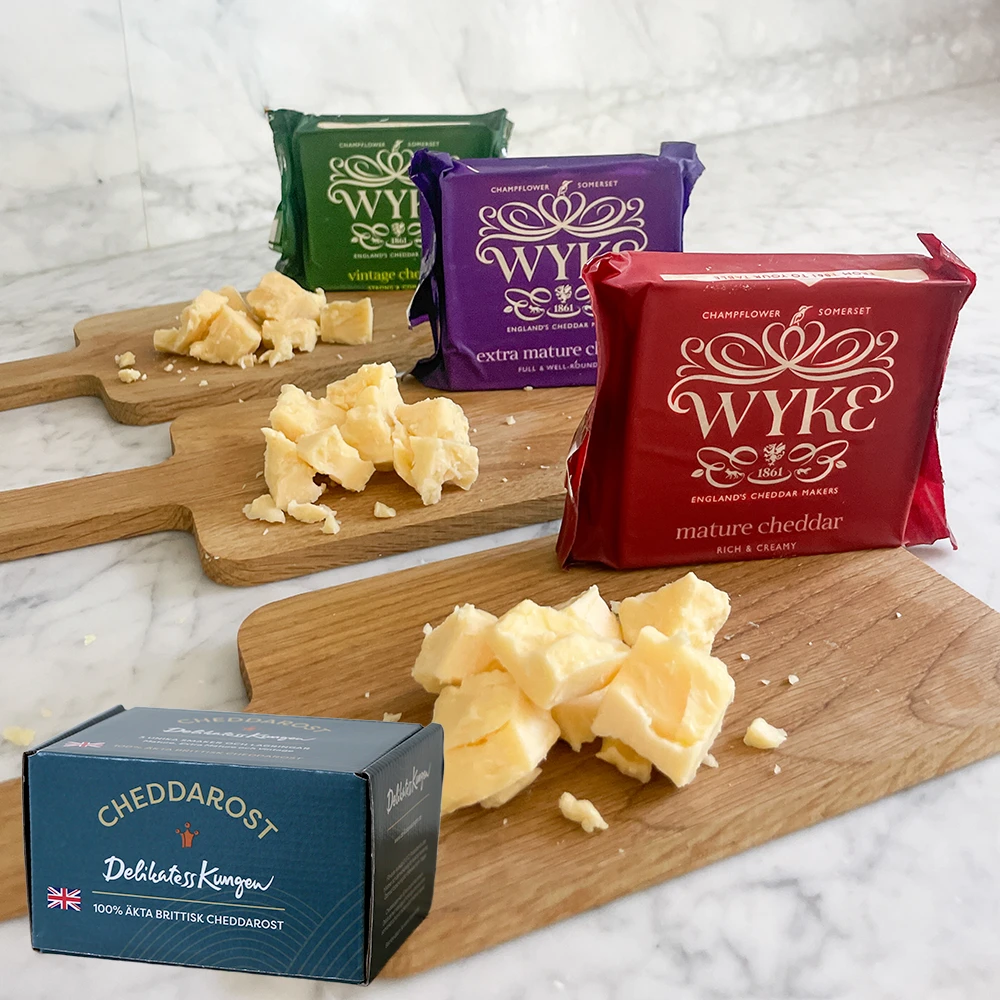 Cheddarost från Delikatesskungen, 3-pack