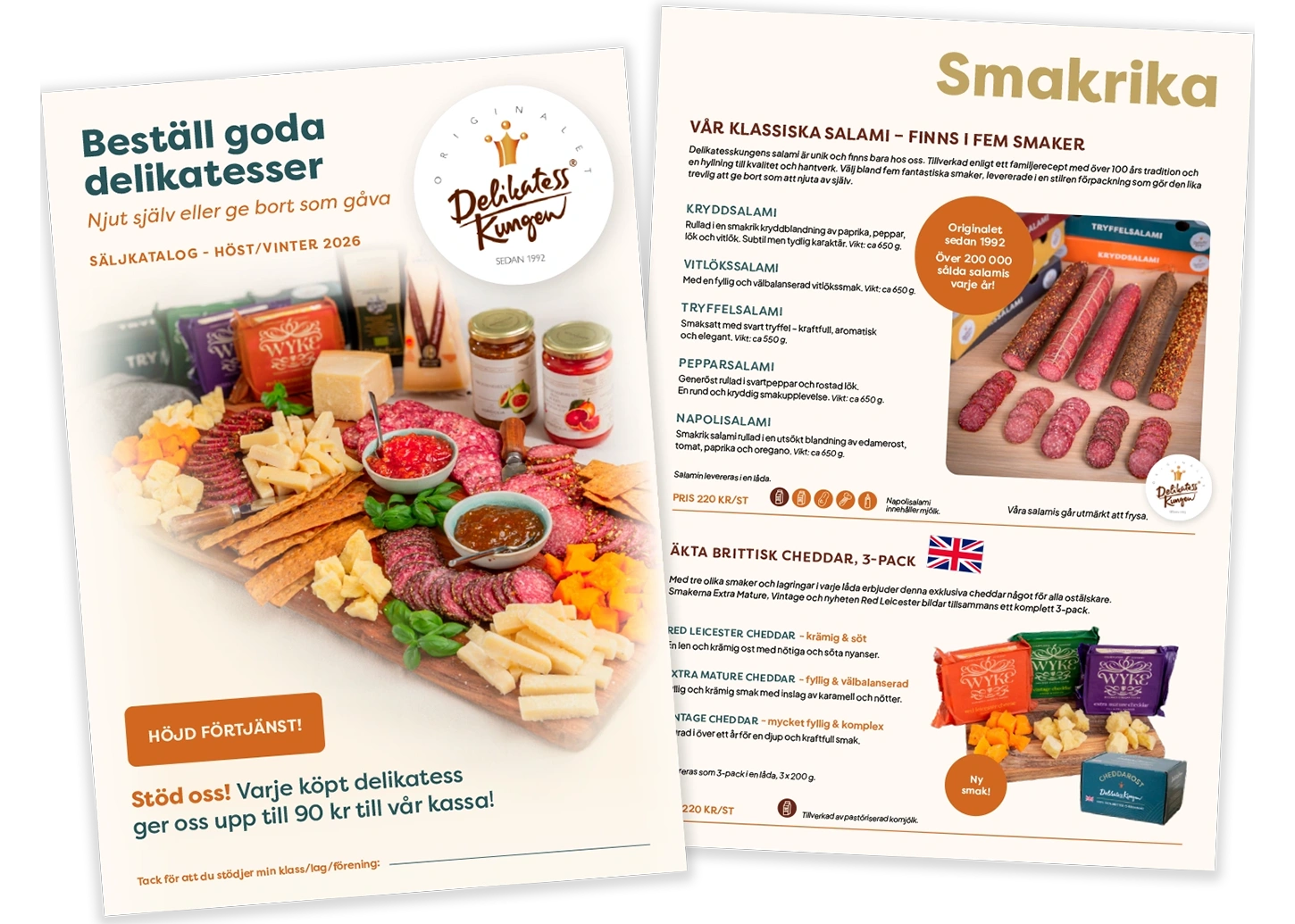 Delikatesskungens säljkatalog
